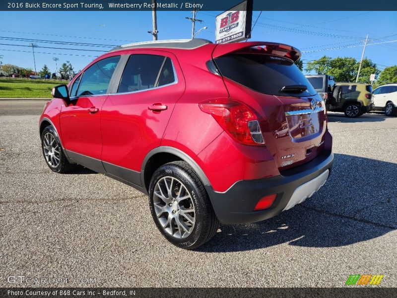 Winterberry Red Metallic / Ebony 2016 Buick Encore Sport Touring