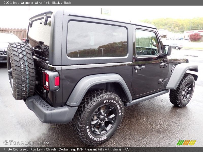 Black / Black 2021 Jeep Wrangler Willys 4x4