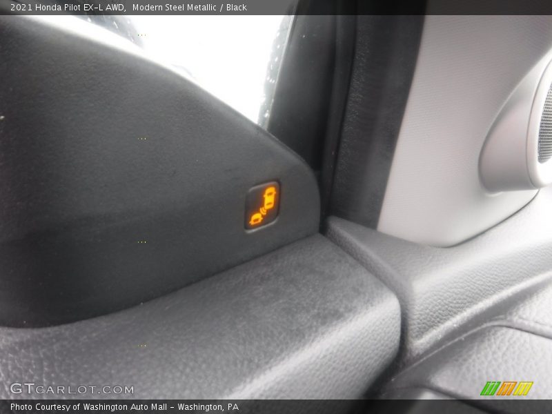 Modern Steel Metallic / Black 2021 Honda Pilot EX-L AWD