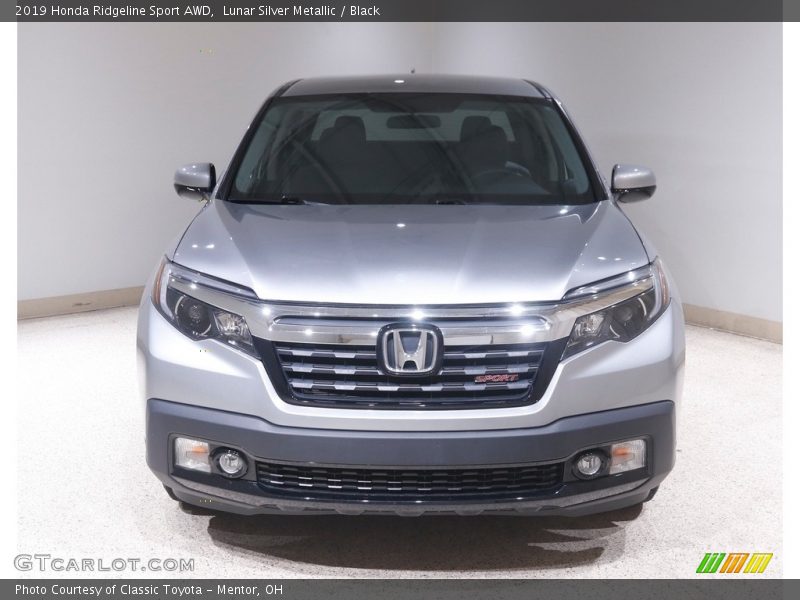 Lunar Silver Metallic / Black 2019 Honda Ridgeline Sport AWD