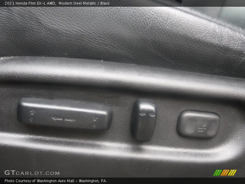 Modern Steel Metallic / Black 2021 Honda Pilot EX-L AWD