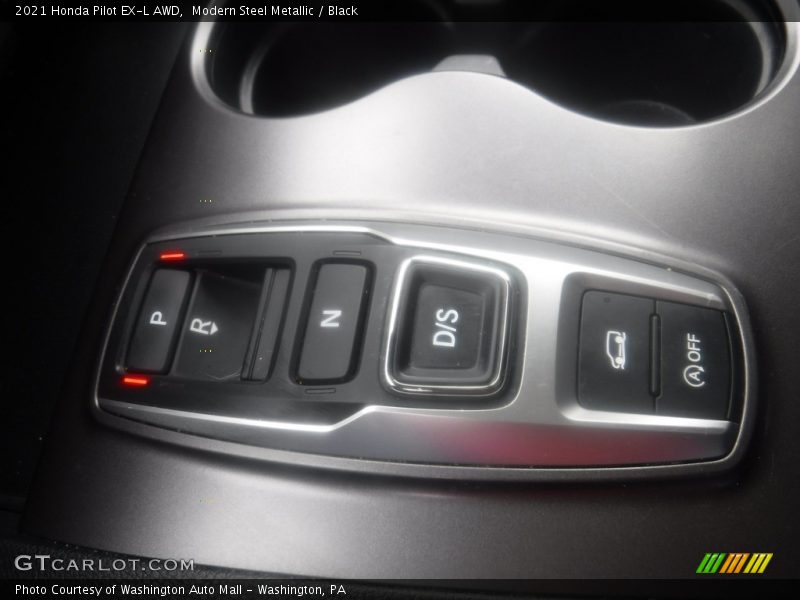 Modern Steel Metallic / Black 2021 Honda Pilot EX-L AWD