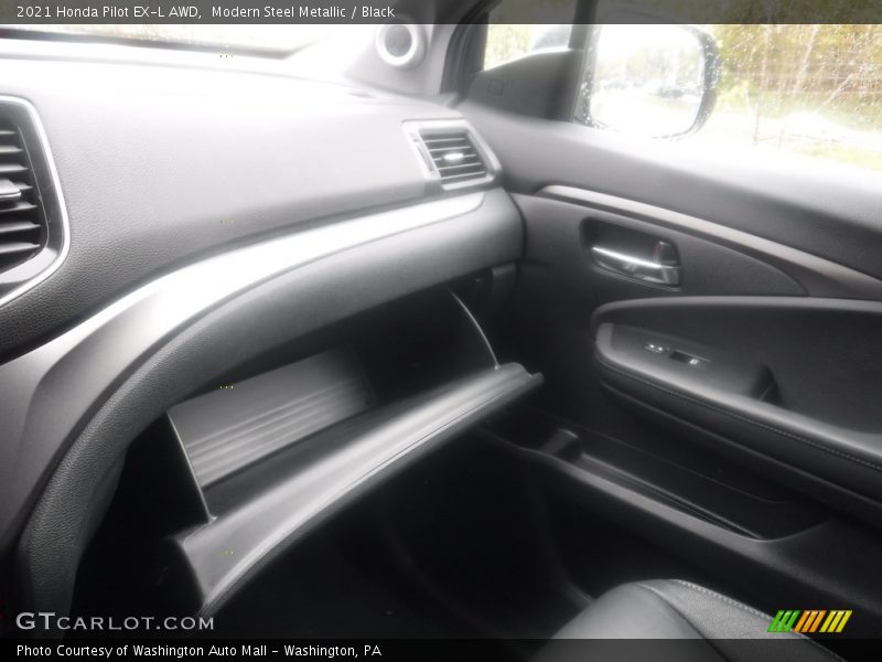 Modern Steel Metallic / Black 2021 Honda Pilot EX-L AWD