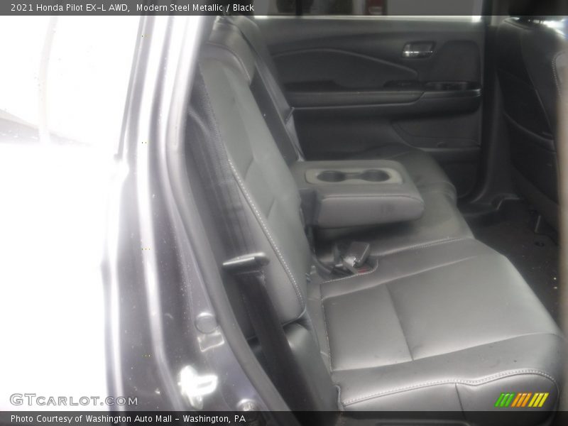 Modern Steel Metallic / Black 2021 Honda Pilot EX-L AWD