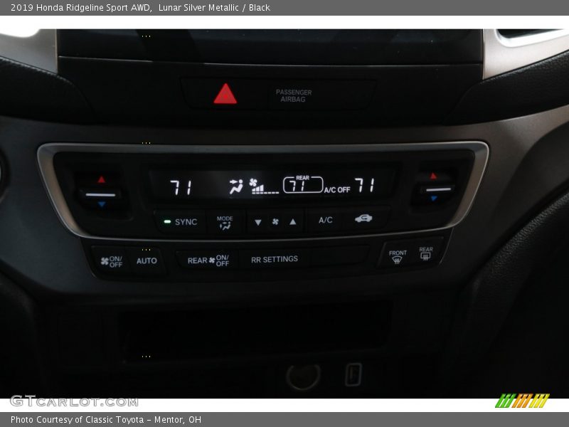 Lunar Silver Metallic / Black 2019 Honda Ridgeline Sport AWD