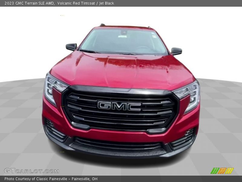 Volcanic Red Tintcoat / Jet Black 2023 GMC Terrain SLE AWD