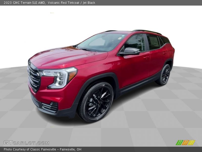 Volcanic Red Tintcoat / Jet Black 2023 GMC Terrain SLE AWD