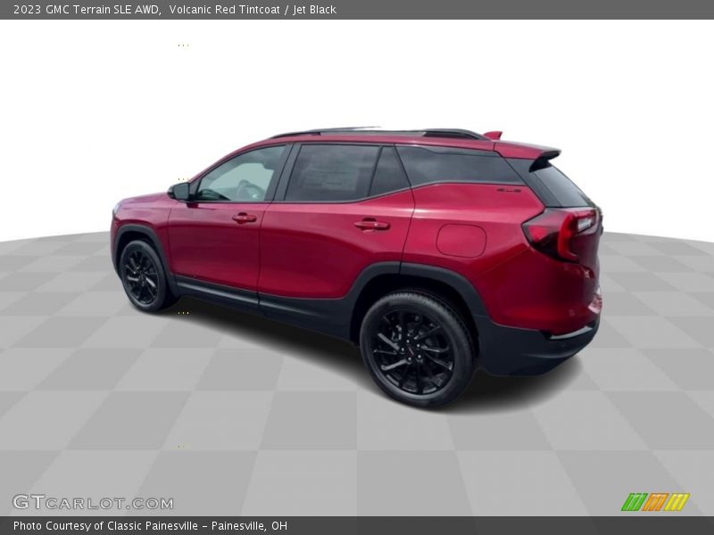 Volcanic Red Tintcoat / Jet Black 2023 GMC Terrain SLE AWD