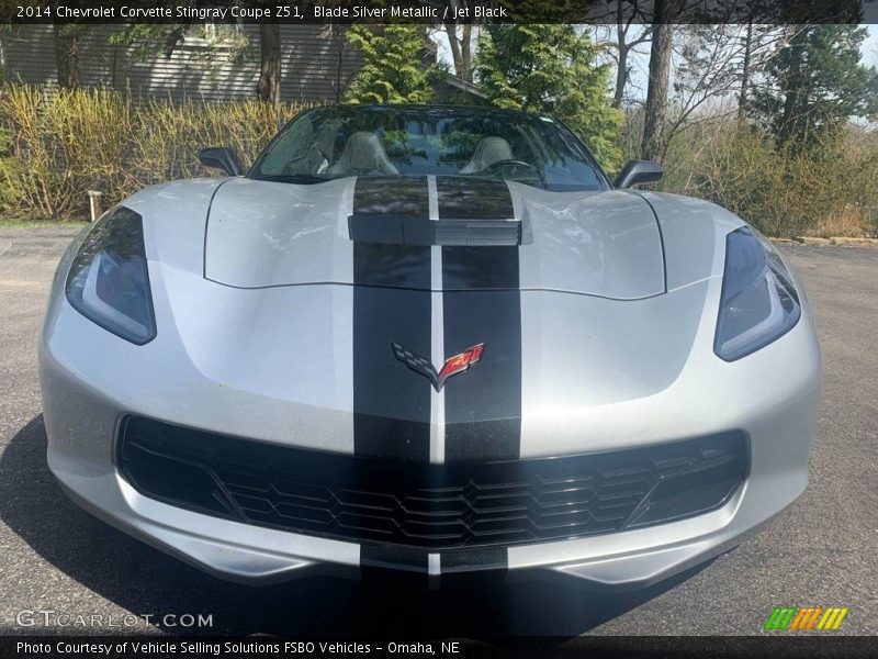Blade Silver Metallic / Jet Black 2014 Chevrolet Corvette Stingray Coupe Z51
