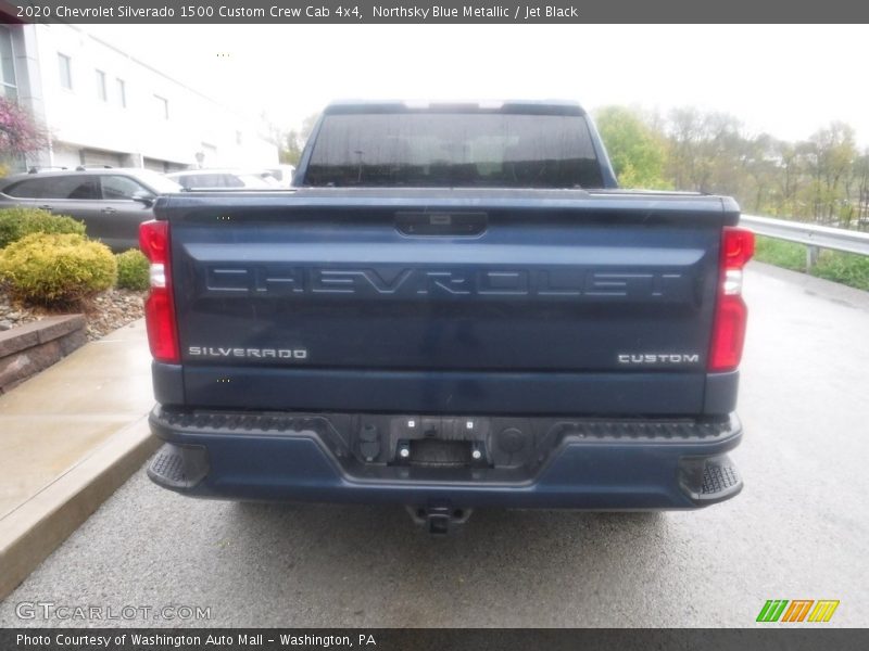 Northsky Blue Metallic / Jet Black 2020 Chevrolet Silverado 1500 Custom Crew Cab 4x4