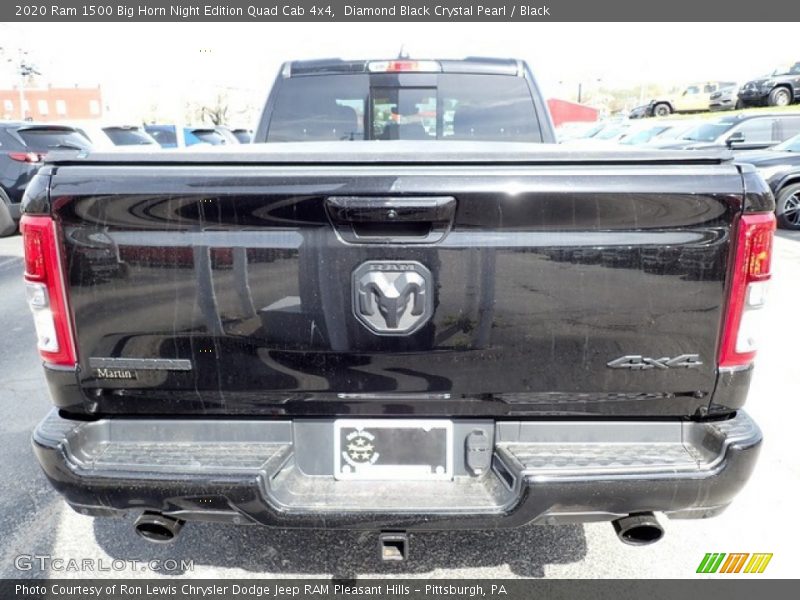 Diamond Black Crystal Pearl / Black 2020 Ram 1500 Big Horn Night Edition Quad Cab 4x4