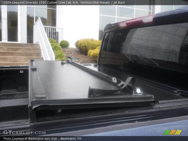 Northsky Blue Metallic / Jet Black 2020 Chevrolet Silverado 1500 Custom Crew Cab 4x4
