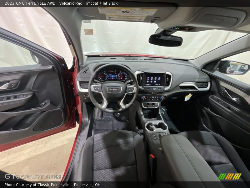 Volcanic Red Tintcoat / Jet Black 2023 GMC Terrain SLE AWD