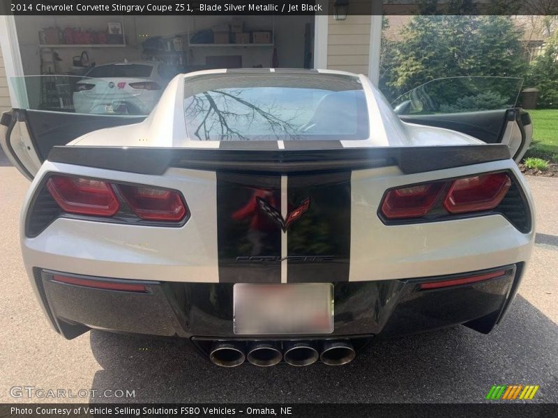 Blade Silver Metallic / Jet Black 2014 Chevrolet Corvette Stingray Coupe Z51