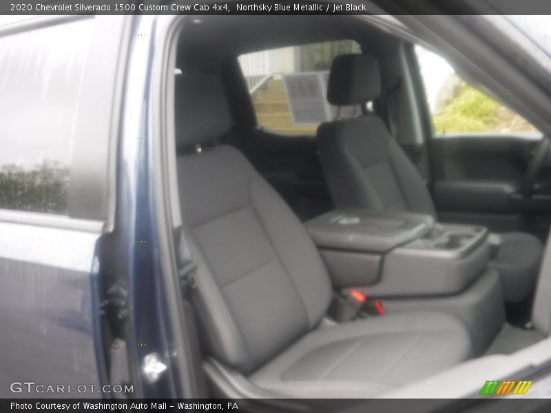 Northsky Blue Metallic / Jet Black 2020 Chevrolet Silverado 1500 Custom Crew Cab 4x4