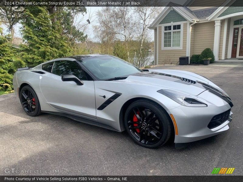 Blade Silver Metallic / Jet Black 2014 Chevrolet Corvette Stingray Coupe Z51