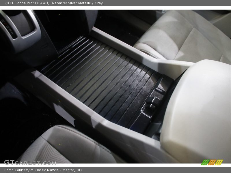 Alabaster Silver Metallic / Gray 2011 Honda Pilot LX 4WD