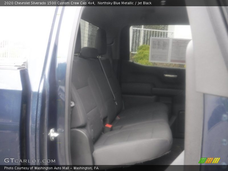 Northsky Blue Metallic / Jet Black 2020 Chevrolet Silverado 1500 Custom Crew Cab 4x4