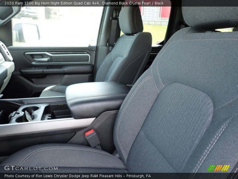 Diamond Black Crystal Pearl / Black 2020 Ram 1500 Big Horn Night Edition Quad Cab 4x4