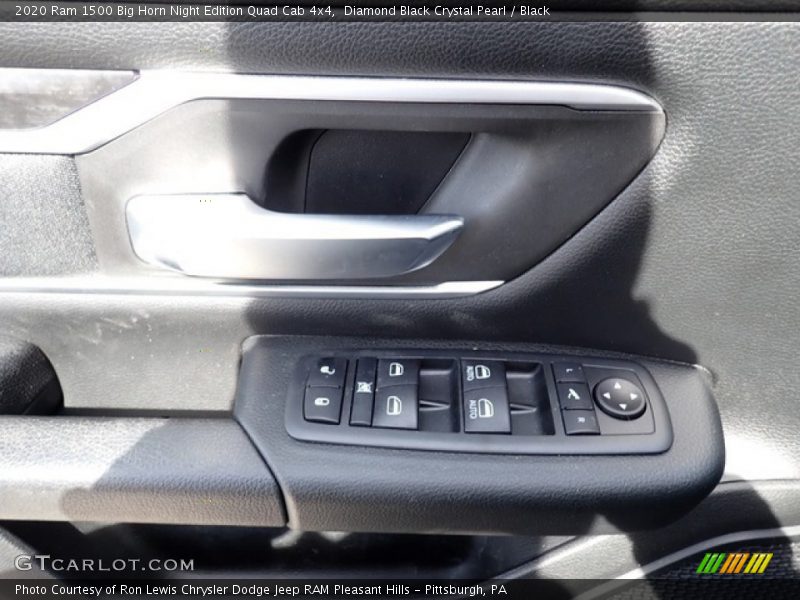 Diamond Black Crystal Pearl / Black 2020 Ram 1500 Big Horn Night Edition Quad Cab 4x4