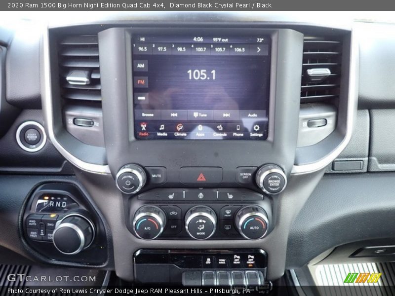 Diamond Black Crystal Pearl / Black 2020 Ram 1500 Big Horn Night Edition Quad Cab 4x4