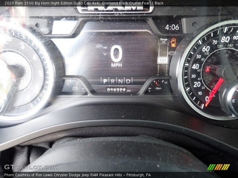 Diamond Black Crystal Pearl / Black 2020 Ram 1500 Big Horn Night Edition Quad Cab 4x4