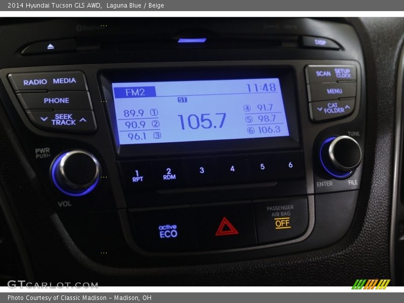 Audio System of 2014 Tucson GLS AWD