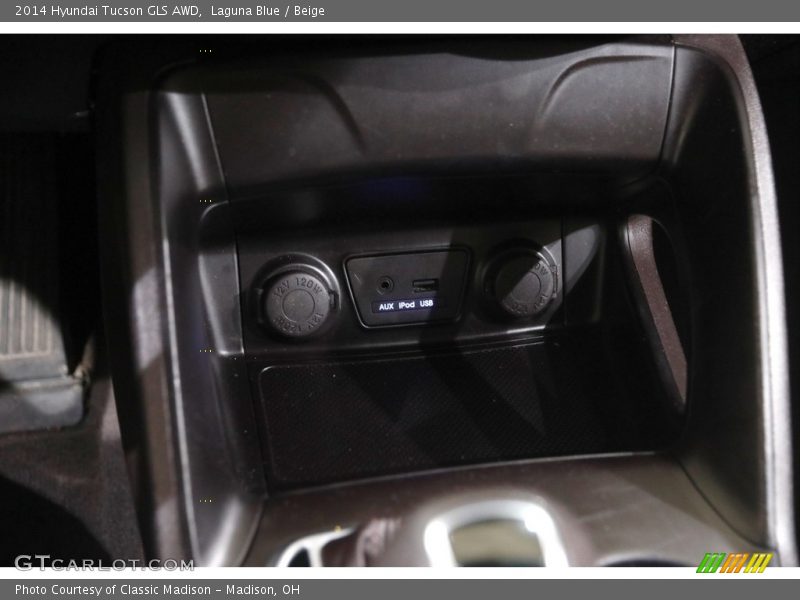 Laguna Blue / Beige 2014 Hyundai Tucson GLS AWD