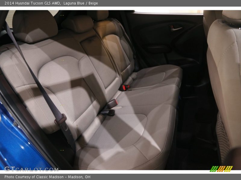 Laguna Blue / Beige 2014 Hyundai Tucson GLS AWD