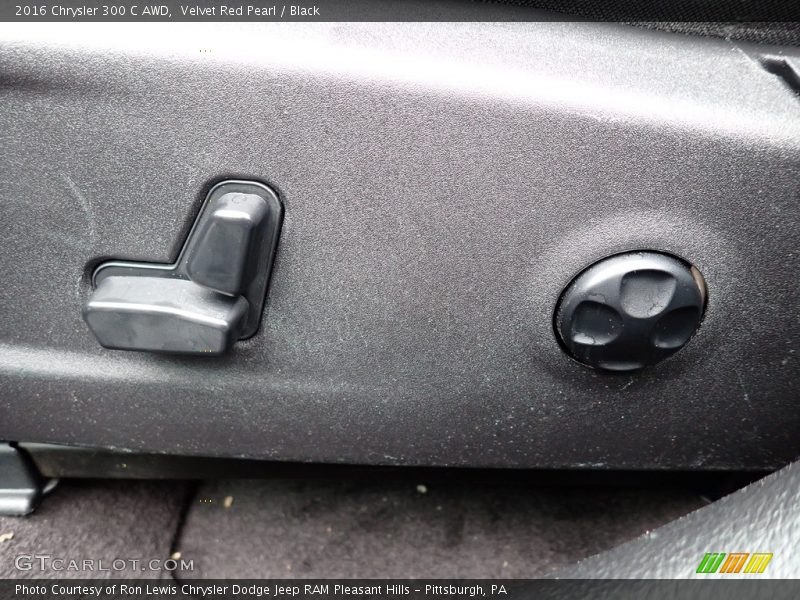 Velvet Red Pearl / Black 2016 Chrysler 300 C AWD