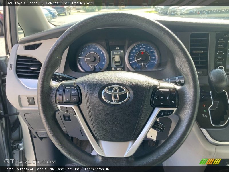 Celestial Silver Metallic / Ash 2020 Toyota Sienna LE