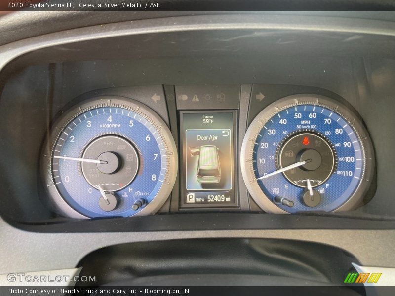 Celestial Silver Metallic / Ash 2020 Toyota Sienna LE