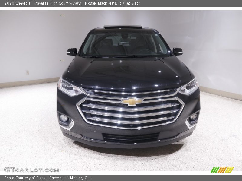 Mosaic Black Metallic / Jet Black 2020 Chevrolet Traverse High Country AWD