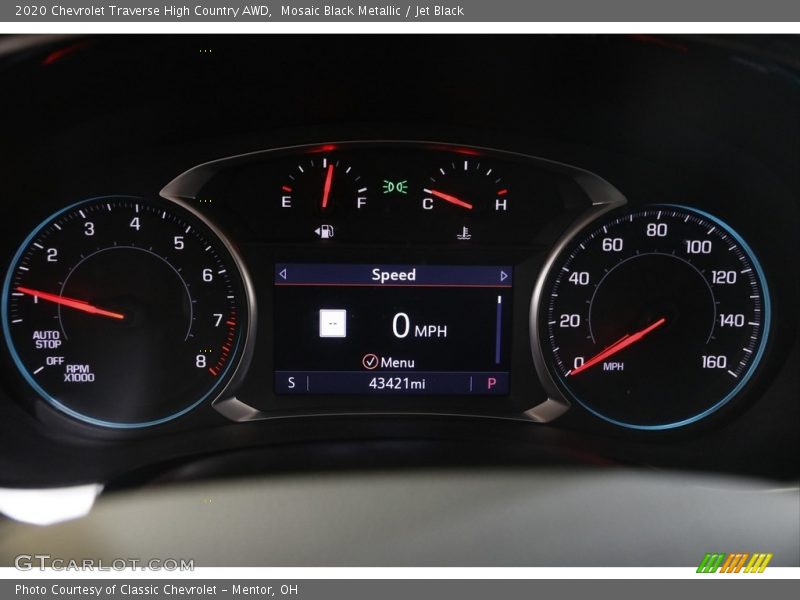 2020 Traverse High Country AWD High Country AWD Gauges