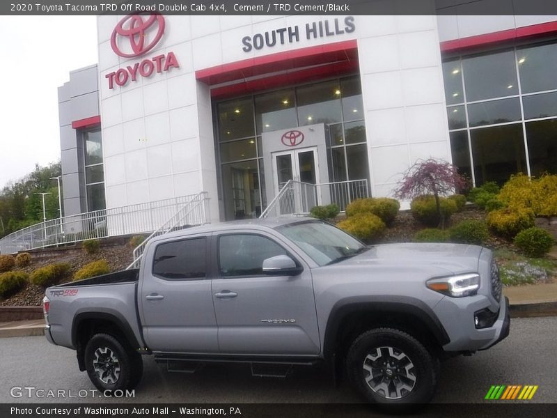 Cement / TRD Cement/Black 2020 Toyota Tacoma TRD Off Road Double Cab 4x4