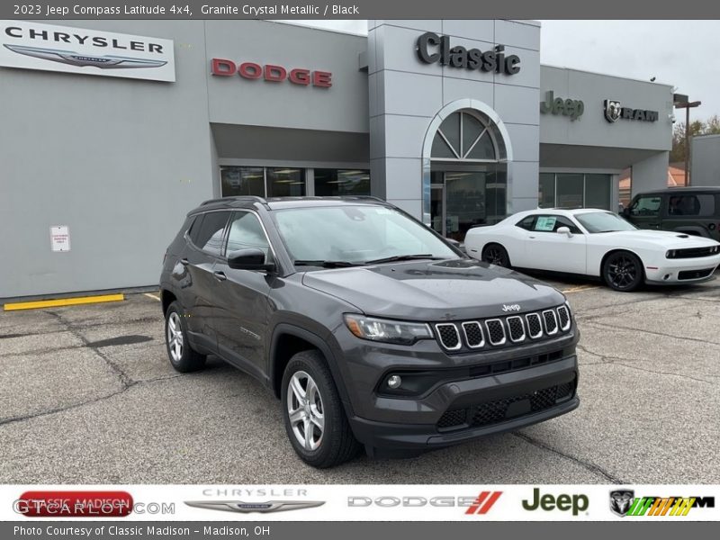 Granite Crystal Metallic / Black 2023 Jeep Compass Latitude 4x4
