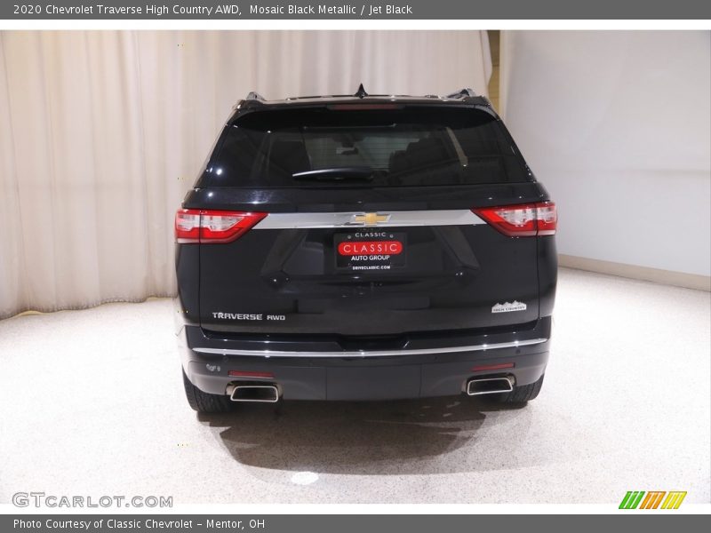 Exhaust of 2020 Traverse High Country AWD