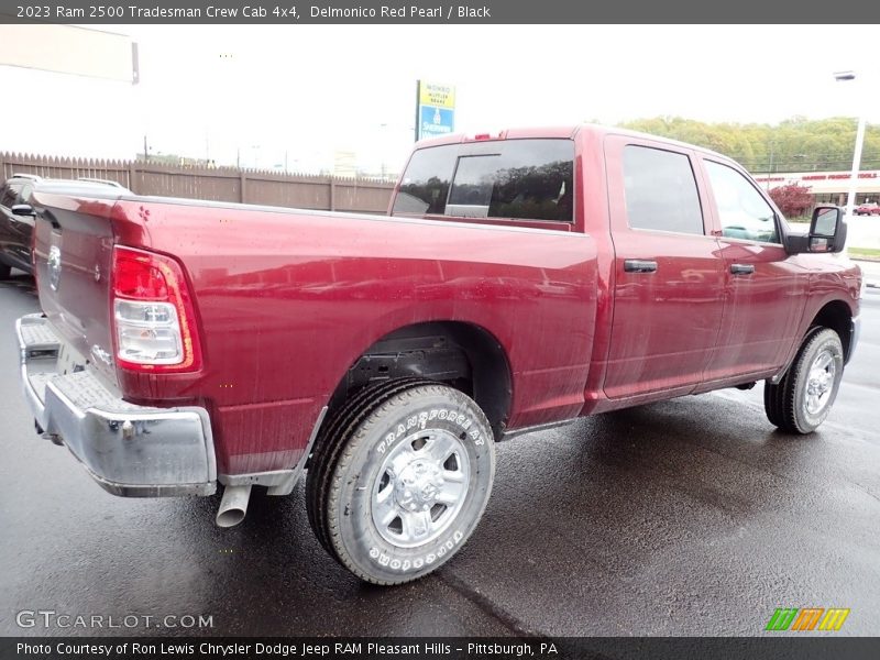 Delmonico Red Pearl / Black 2023 Ram 2500 Tradesman Crew Cab 4x4