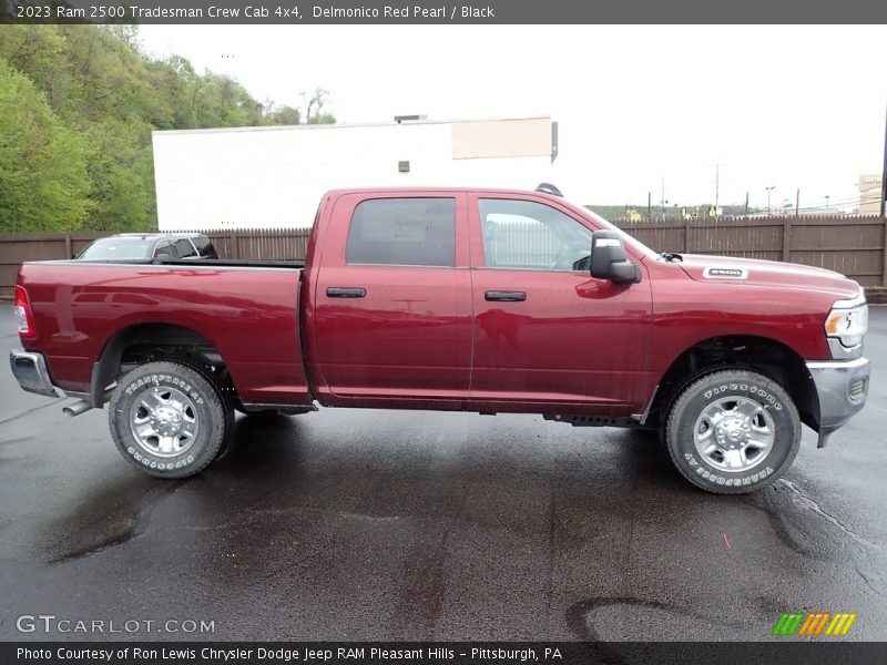 Delmonico Red Pearl / Black 2023 Ram 2500 Tradesman Crew Cab 4x4