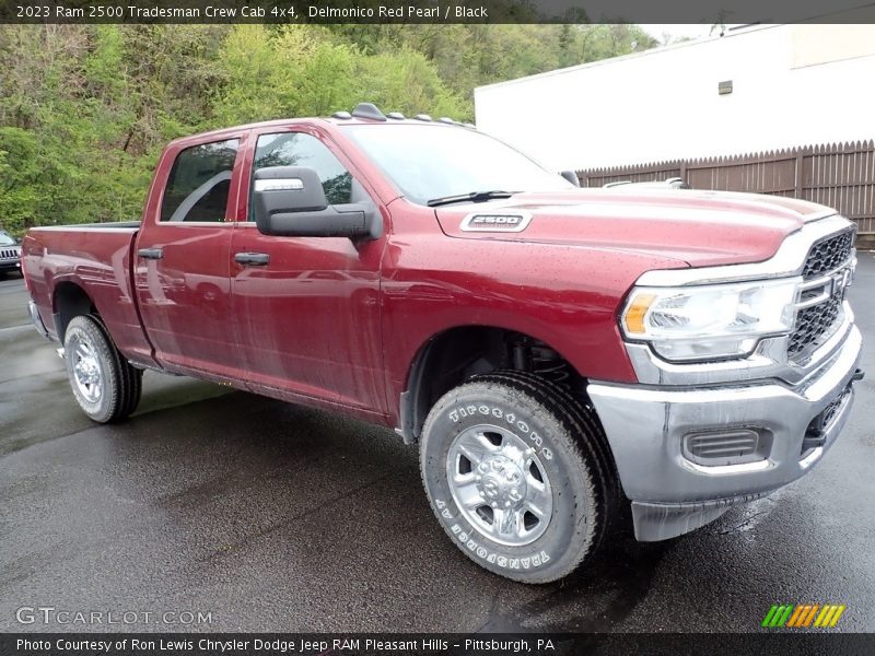 Delmonico Red Pearl / Black 2023 Ram 2500 Tradesman Crew Cab 4x4