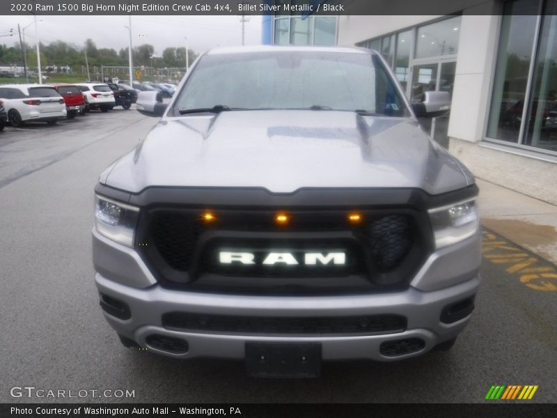 Billet Silver Metallic / Black 2020 Ram 1500 Big Horn Night Edition Crew Cab 4x4