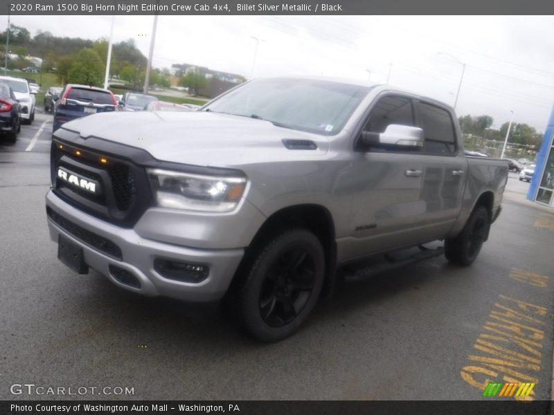 Billet Silver Metallic / Black 2020 Ram 1500 Big Horn Night Edition Crew Cab 4x4