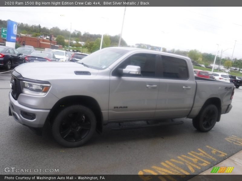 Billet Silver Metallic / Black 2020 Ram 1500 Big Horn Night Edition Crew Cab 4x4