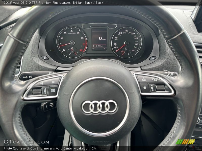 Brilliant Black / Black 2016 Audi Q3 2.0 TSFI Premium Plus quattro