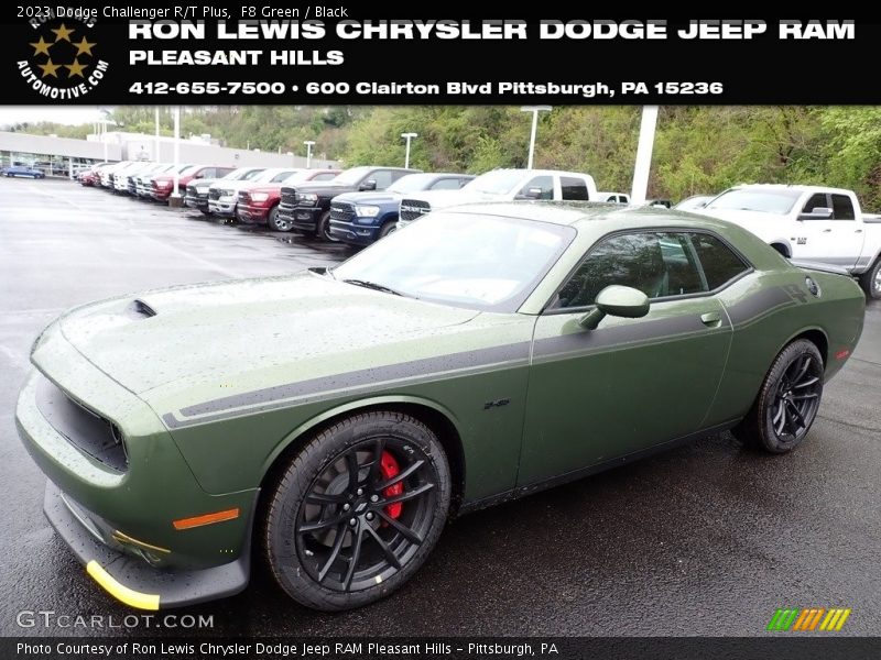 F8 Green / Black 2023 Dodge Challenger R/T Plus