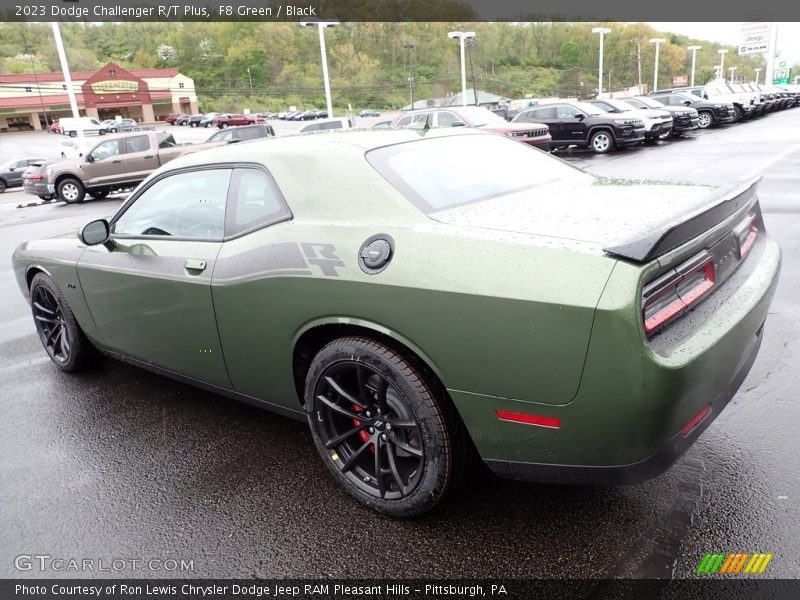 F8 Green / Black 2023 Dodge Challenger R/T Plus