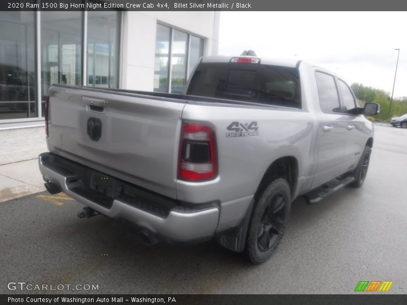 Billet Silver Metallic / Black 2020 Ram 1500 Big Horn Night Edition Crew Cab 4x4