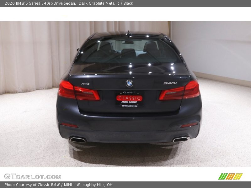 Dark Graphite Metallic / Black 2020 BMW 5 Series 540i xDrive Sedan
