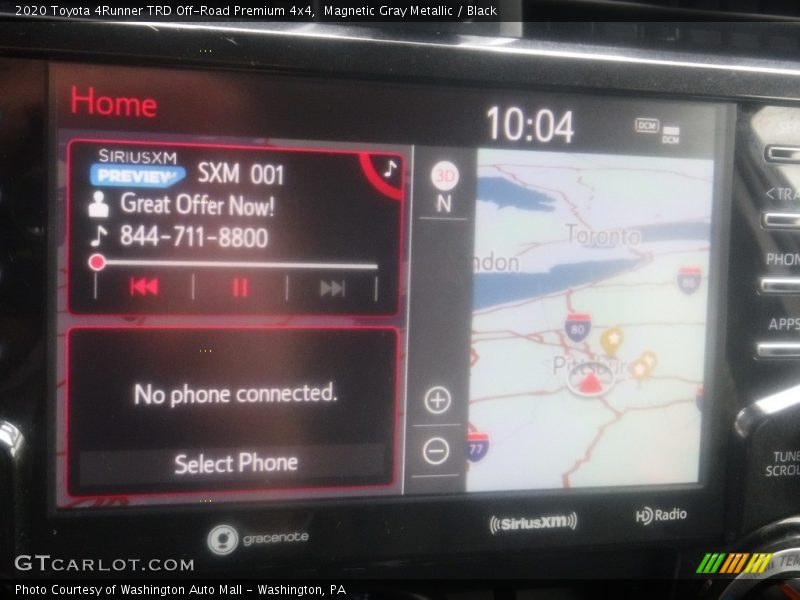 Magnetic Gray Metallic / Black 2020 Toyota 4Runner TRD Off-Road Premium 4x4