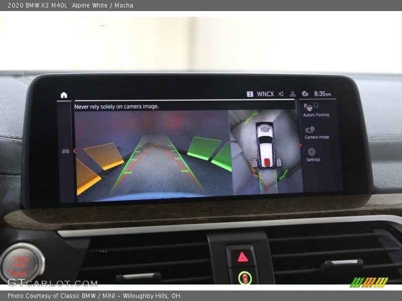 Alpine White / Mocha 2020 BMW X3 M40i